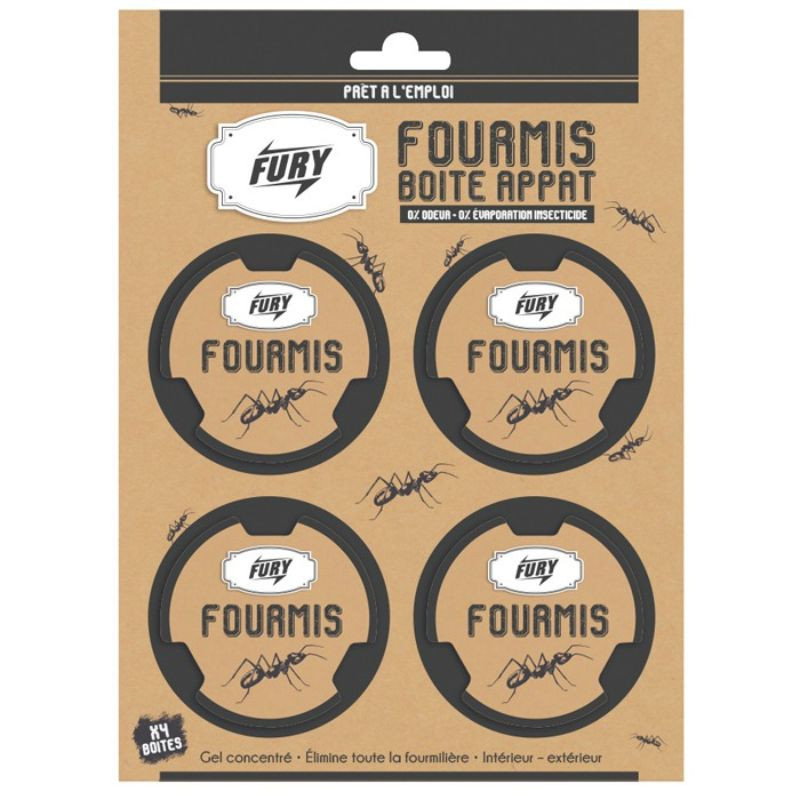Scatola esche per formiche - Lotto di 4 - FURY Scatola esche per formiche - Lotto di 4 - FURY