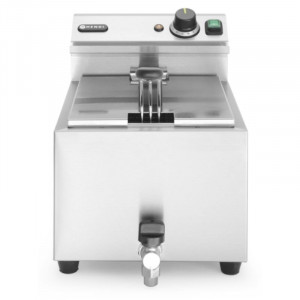 Friggitrice Professionale con Rubinetto di Scarico - 8 L