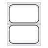 Matrice di sigillatura per sigillatrice manuale - 2 scomparti 178 x 113 mm - Hendi