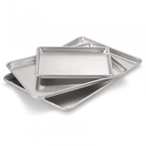 Targa di Presentazione in Alluminio Dynasteel - 330 x 457 mm, ideale per professionisti culinari.