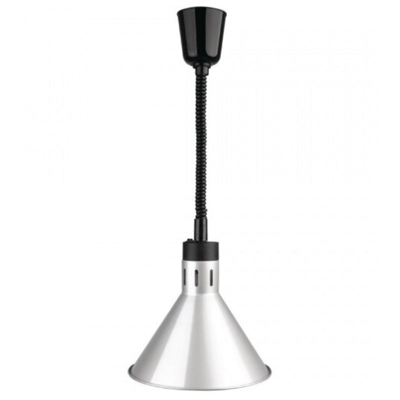 Lampada Riscaldante Conica Argentata Dynasteel - Mantiene i cibi caldi per i professionisti della ristorazione Lampada Riscaldante Conica Argentata Dynasteel - Mantiene i cibi caldi per i professionisti della ristorazione