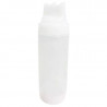 Bottiglia con 3 beccucci versatori in plastica - 600 ml - Ideale per la ristorazione