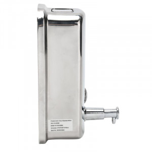 Distributore di sapone da parete in acciaio inossidabile - 800 ml | Dynasteel