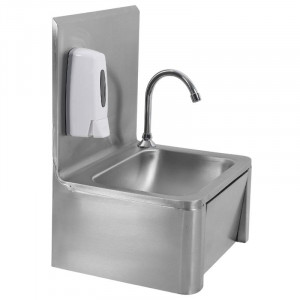 Lavabo a comando femorale in acciaio inossidabile - Dynasteel