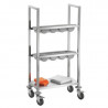Carrello portaposate in acciaio inossidabile - Bartscher