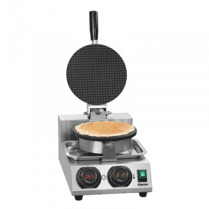 Piastra per waffle cono in acciaio inossidabile - 1000 W - Bartscher