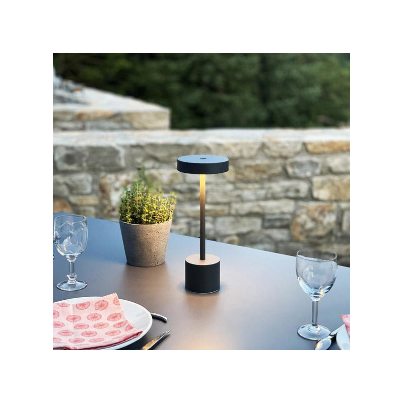 Lampada da tavolo Touch in alluminio - Roby Rock - Lumisky Lampada da tavolo Touch in alluminio - Roby Rock - Lumisky