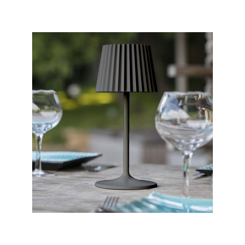 Lampada da tavolo Touch LED - Abby Nero - Lumisky Lampada da tavolo Touch LED - Abby Nero - Lumisky