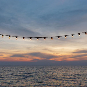 Ghirlanda luminosa esterna con lampadina a filamento collegabile - Link Me Light - Lumisky