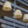 Ghirlanda luminosa in bambù solare e a LED con presa - Chill Hybrid - Lumisky