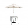 Tavolo Quadrato in Acciaio Grigio - L 668 x P 668 mm - Bolero