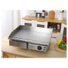 Piastra Elettrica Professionale Dynasteel - Liscia 55 cm: Piastra in acciaio inox, cottura omogenea e rapida