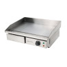 Piastra Elettrica Professionale Dynasteel - Liscia 55 cm: Piastra in acciaio inox, cottura omogenea e rapida