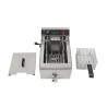 Friggitrice Professionale 13L con Scarico in Acciaio Inossidabile - Dynasteel