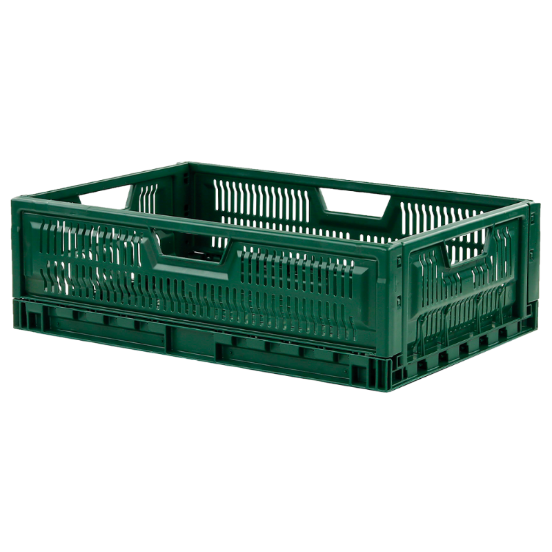 Cassa pieghevole impilabile 600 x 400 - 36 L - Verde Cassa pieghevole impilabile 600 x 400 - 36 L - Verde
