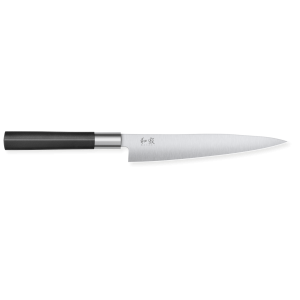 Coltello Filetto di Sogliola Flessibile Wasabi Black KAI 18 cm - Lama in acciaio inossidabile lucidato e manico ergonomico