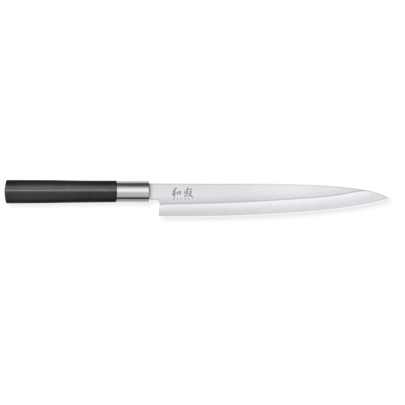 Coltello Yanagiba Wasabi Black 21 cm KAI - Taglio preciso per pesce, sushi e sashimi Coltello Yanagiba Wasabi Black 21 cm KAI - Taglio preciso per pesce, sushi e sashimi