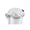 Cestino dell'immondizia in acciaio inossidabile con pedale - 50 L - Dynasteel
