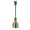 Lampada Riscaldante Dorata con Lampadina - Dynasteel: Mantieni i tuoi alimenti caldi in modo efficace