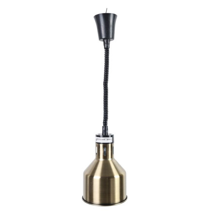 Lampada Riscaldante Dorata con Lampadina - Dynasteel: Mantieni i tuoi alimenti caldi in modo efficace