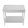 Tavolo Inox con Ripiano Dynasteel - Professionale della ristorazione