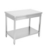 Tavolo Inox con Ripiano Dynasteel - Professionale della ristorazione