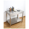 Tavolo Inox con Ripiano Dynasteel - Professionale della ristorazione