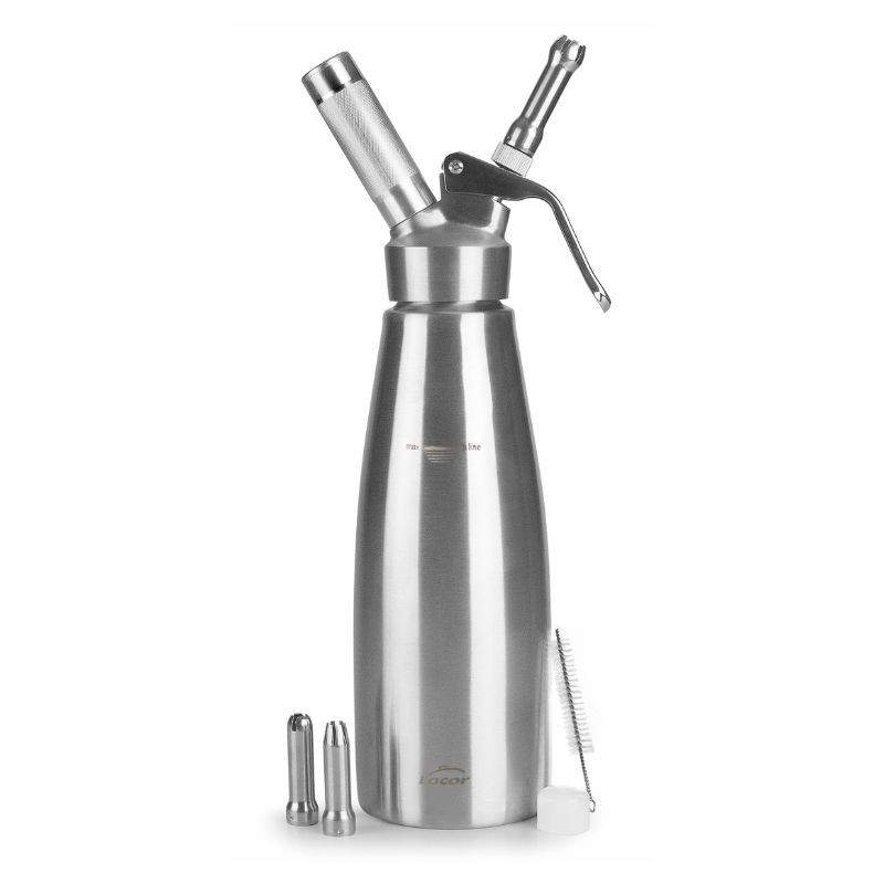 Sifone per panna Lacor - Ø 90mm - 1L - Qualità Professionale Sifone per panna Lacor - Ø 90mm - 1L - Qualità Professionale