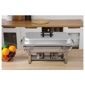 Chafing Dish 9 L - GN 1/1 Eco Dynasteel: mantenete i vostri piatti caldi