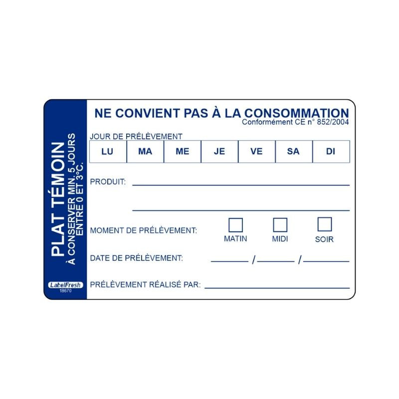 Etichetta Piatto Testimone Compostabile - LabelFresh - Tracciabilità ed eco-responsabilità Etichetta Piatto Testimone Compostabile - LabelFresh - Tracciabilità ed eco-responsabilità