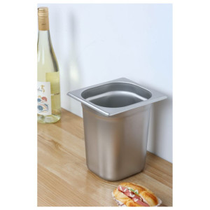 Bac Gastro GN 1/6 Inox - Profondità 200 mm - 3,4 L Dynasteel: Robusto e pratico